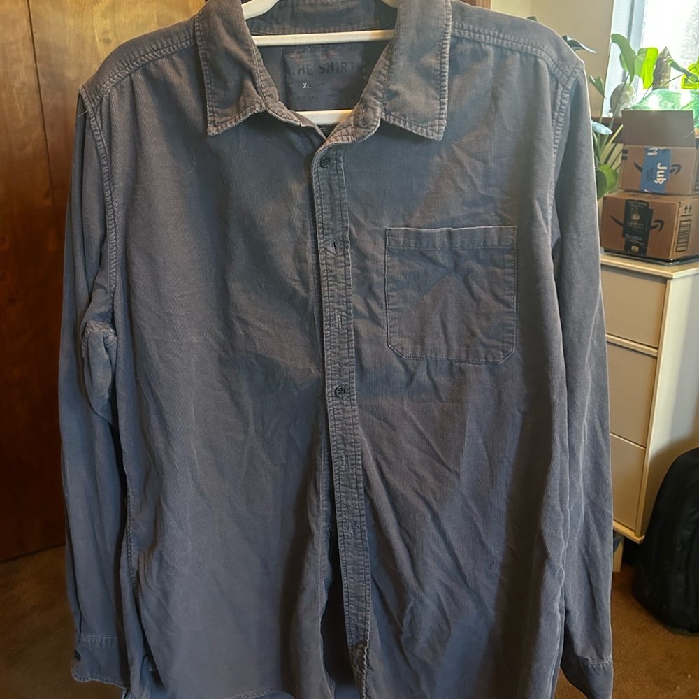 Joe's Jeans Charcoal Corduroy Shirt